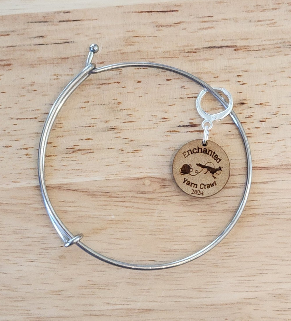 Hap-Bee Stitch Marker Bracelet