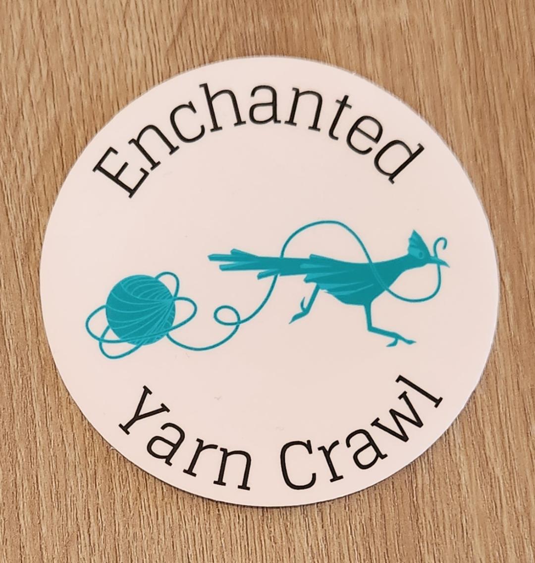 Enchanted Yarn Crawl Sticker