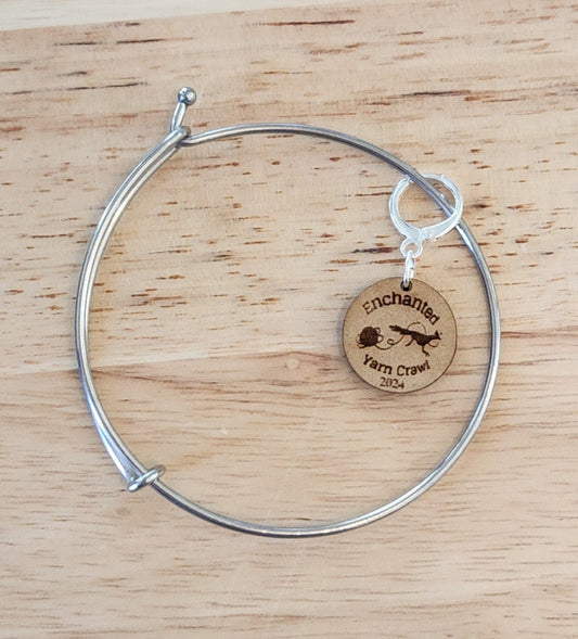 Hap-Bee Stitch Marker Bracelet