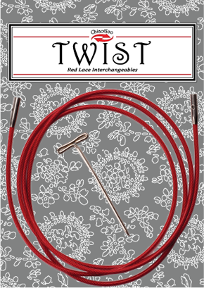 ChiaoGoo - Twist Red Cables 37" (93cm)