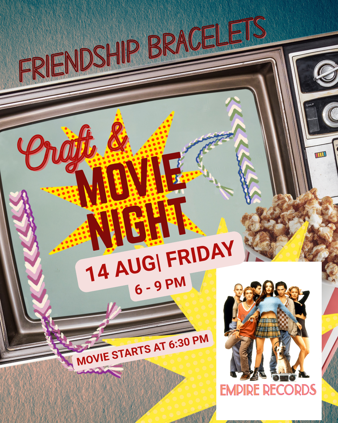 Craft and a Movie Night