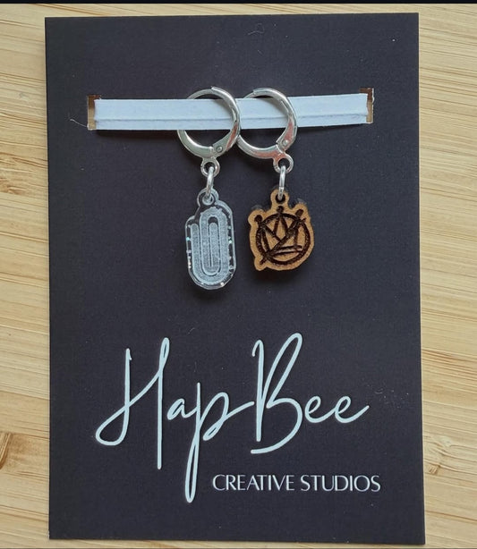 Hap-Bee No Kings stitch markers