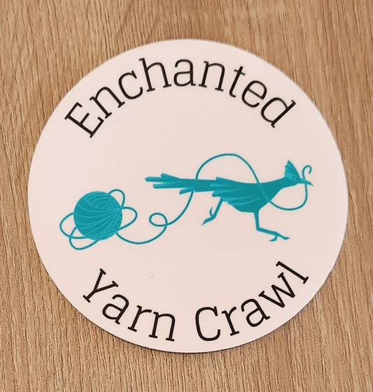 Enchanted Yarn Crawl Sticker